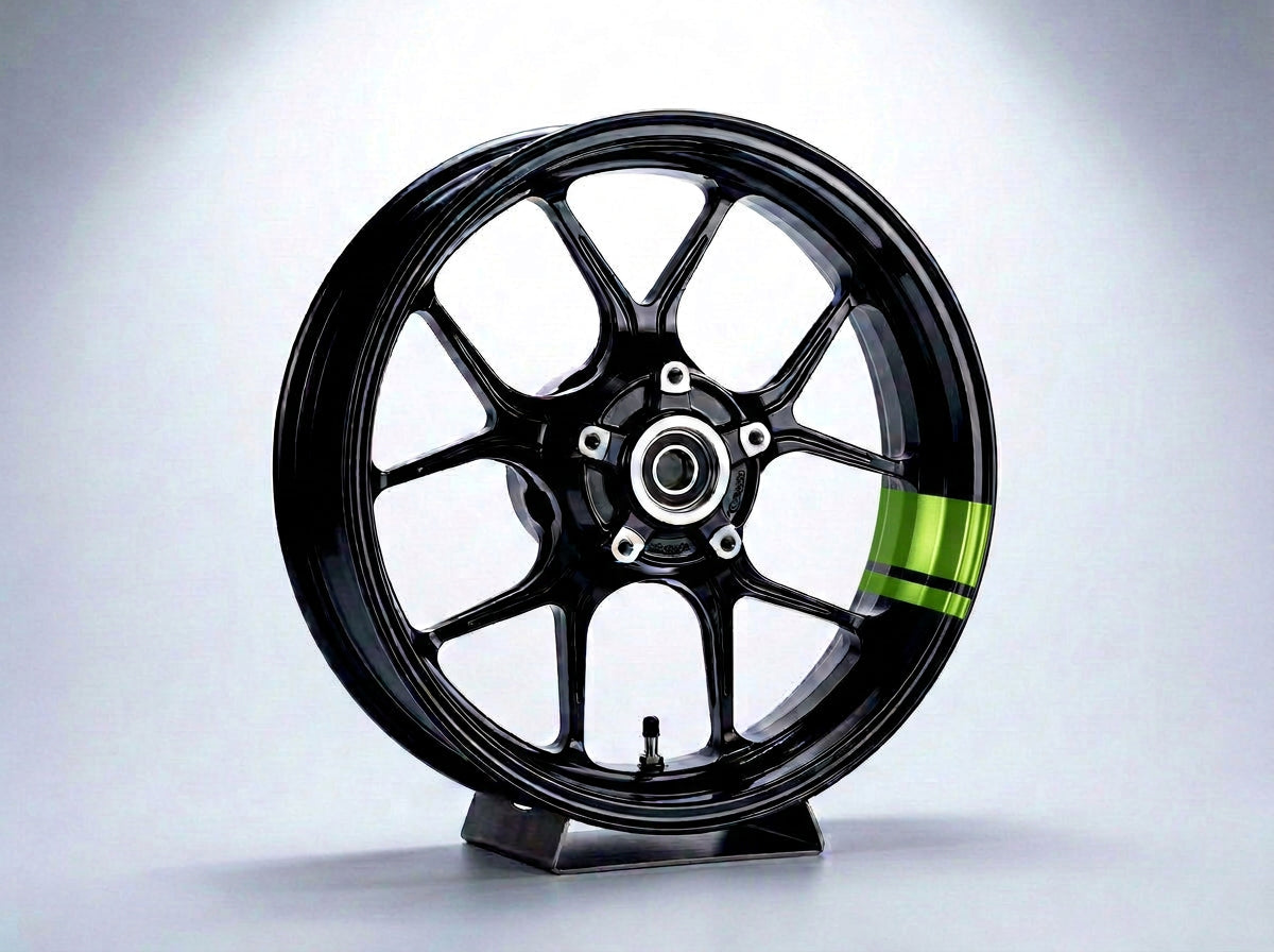Sticker Jante Universel - Vert Wasabi Mat