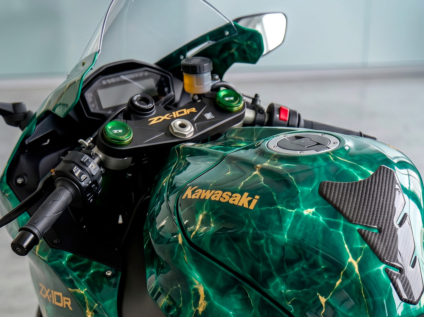 Emerald Marble Gold